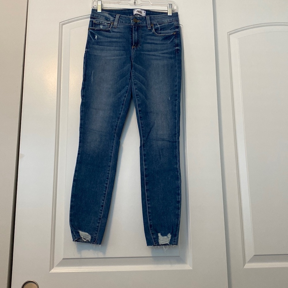 Size 26 Paige skinny jeans, barely used